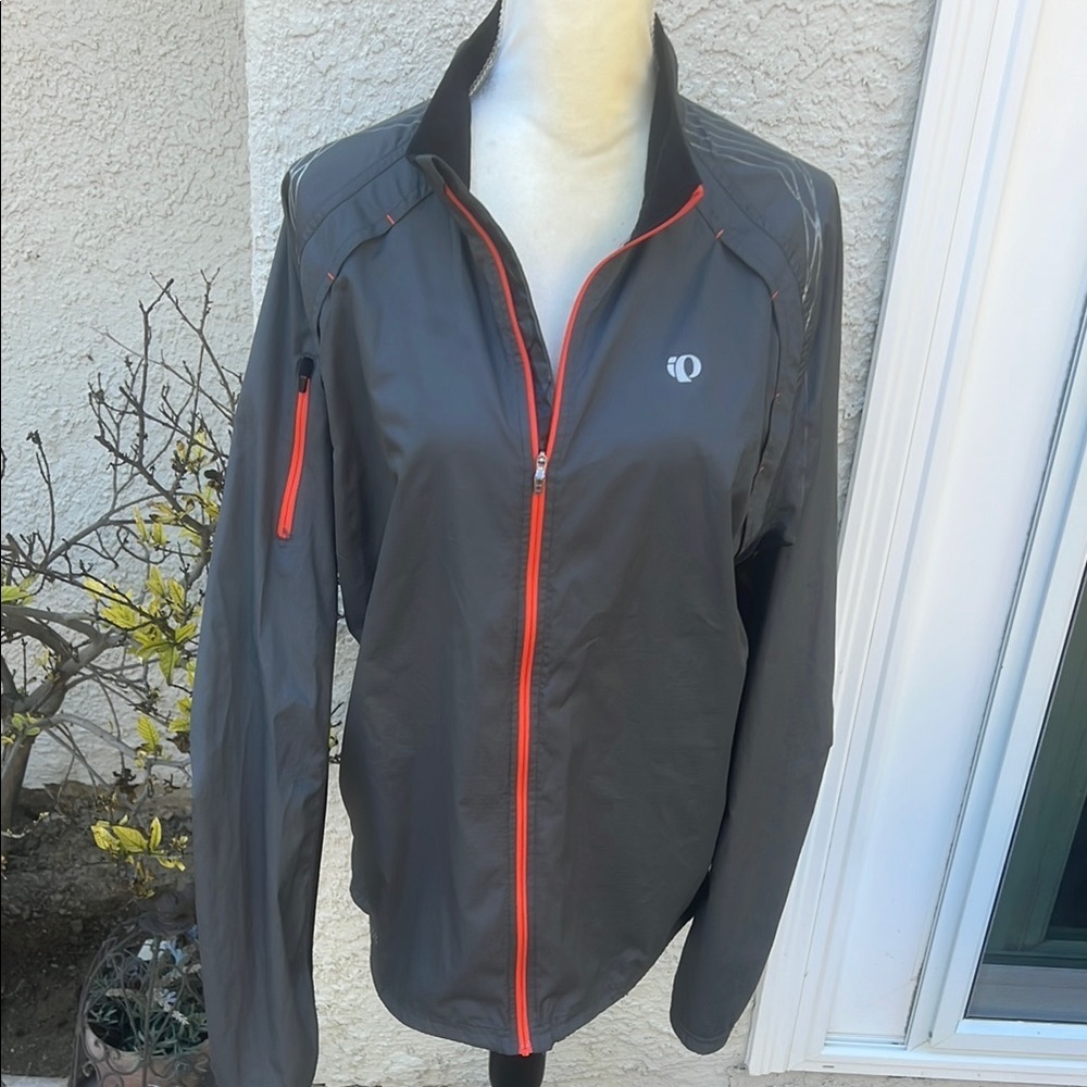 Pearl Izumi Elite Series Women's Grey/Orange Cycling Jacket Size L
